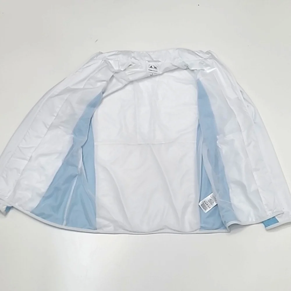 Adidas Climaproof Golf Jacket Full Zipper Windbreaker Water Resistant Crewneck